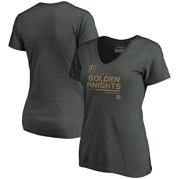 Women's Fanatics Branded Charcoal Vegas Golden Knights Authentic Pro ...