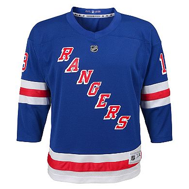 Youth Alexis Lafreniere Blue New York Rangers Home Replica Player Jersey