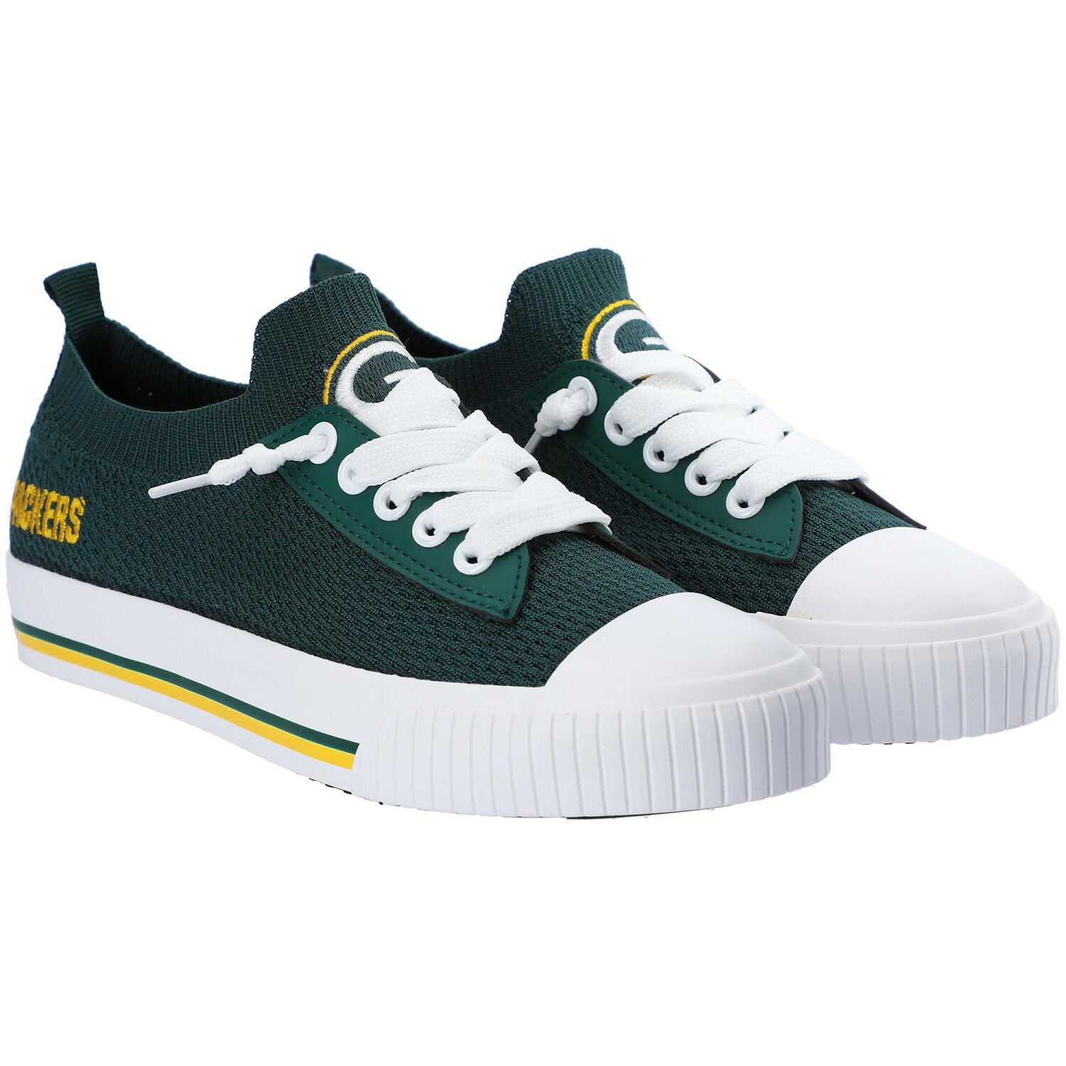green canvas sneakers