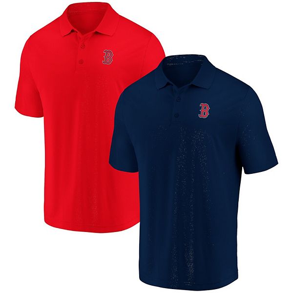 Men's Fanatics Branded Navy/Red Boston Red Sox Polo Combo Pack