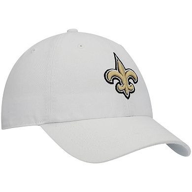 Women's '47 White New Orleans Saints Miata Clean Up Logo Adjustable Hat