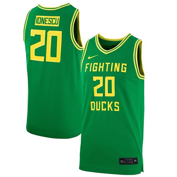 Nike Oregon Ducks Authentic Replica Basketball Jersey - #3 Apple Green