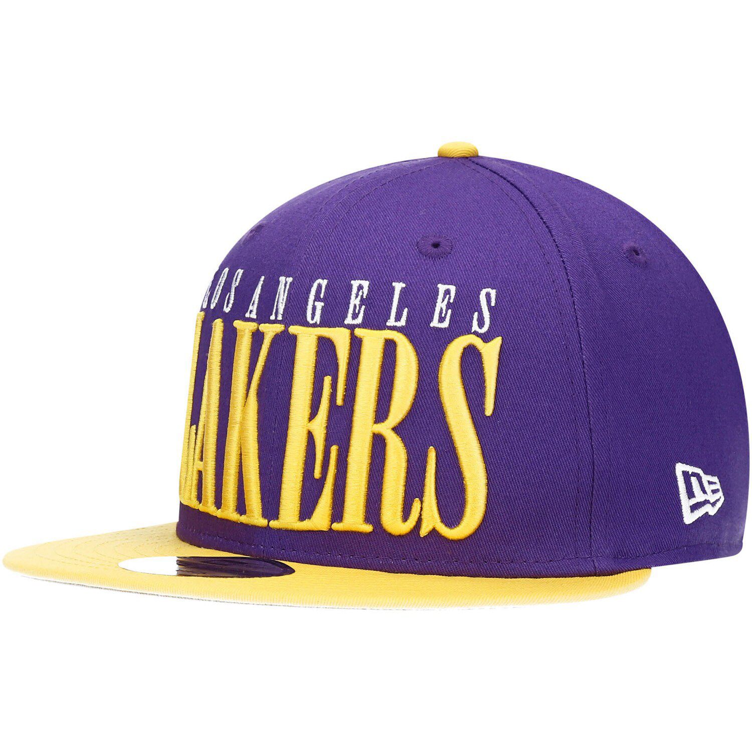 purple lakers hat