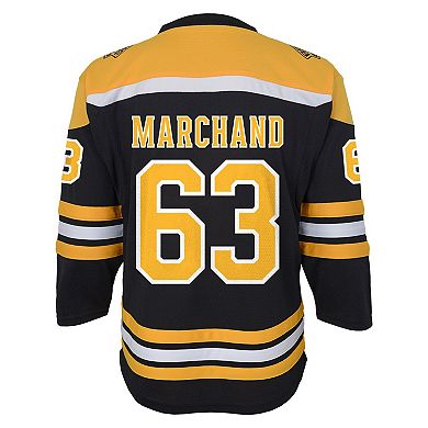 Youth Brad Marchand Black Boston Bruins Home Replica Player Jersey