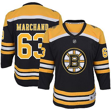Youth Brad Marchand Black Boston Bruins Home Replica Player Jersey