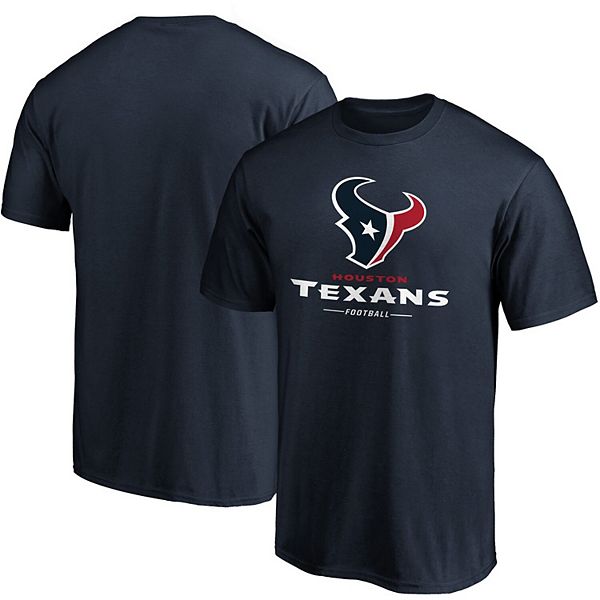 Men's Fanatics Branded Navy Houston Texans Big & Tall Team Logo Lockup ...