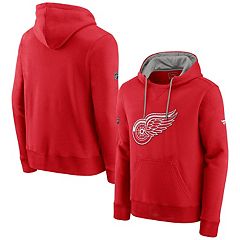 Men's Detroit Red Wings Levelwear Olive Thrive Tri-Blend Pullover Hoodie