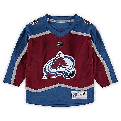 Toddler Nathan MacKinnon Burgundy Colorado Avalanche Home Replica Player Jersey