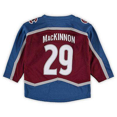 Toddler Nathan MacKinnon Burgundy Colorado Avalanche Home Replica Player Jersey