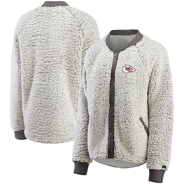 Women's Kansas City Chiefs WEAR by Erin Andrews Charcoal Fleece