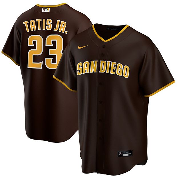 Men's Nike Fernando Tatis Jr. Brown San Diego Padres Alternate Replica  Player Jersey