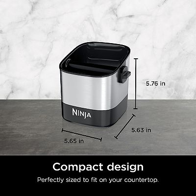 Ninja Luxe Café Knock Box, Accessories for Espresso Machine