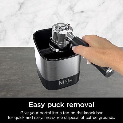 Ninja Luxe Café Knock Box, Accessories for Espresso Machine