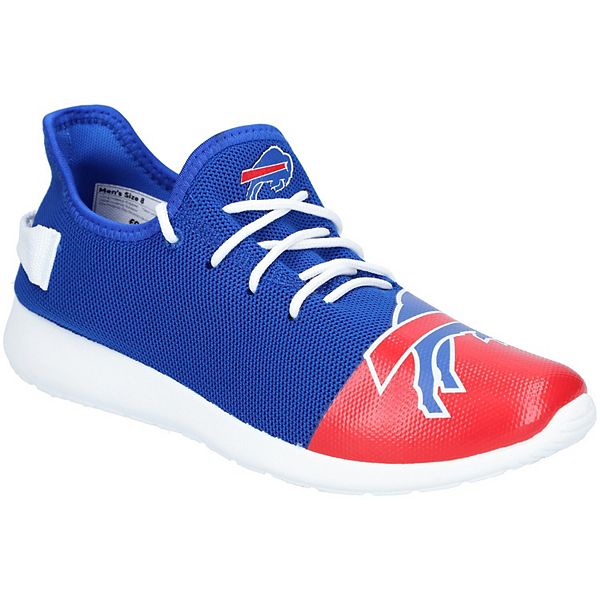 Men's FOCO Buffalo Bills Colorblock Big Logo Sneakers