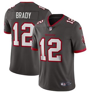 Men S Nike Tom Brady Pewter Tampa Bay Buccaneers Alternate Game Jersey