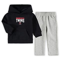 Infant Chicago White Sox Black/Heathered Gray Fan Flare Fleece Hoodie and  Pants Set