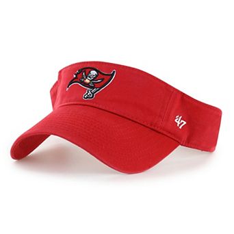 Men's '47 Red Tampa Bay Buccaneers Clean Up Visor