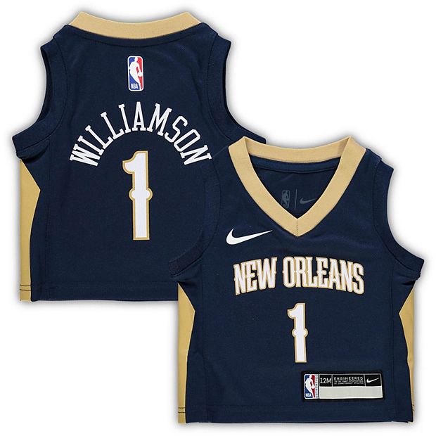 Men's Nike Zion Williamson White New Orleans Pelicans Swingman Jersey Size: Large