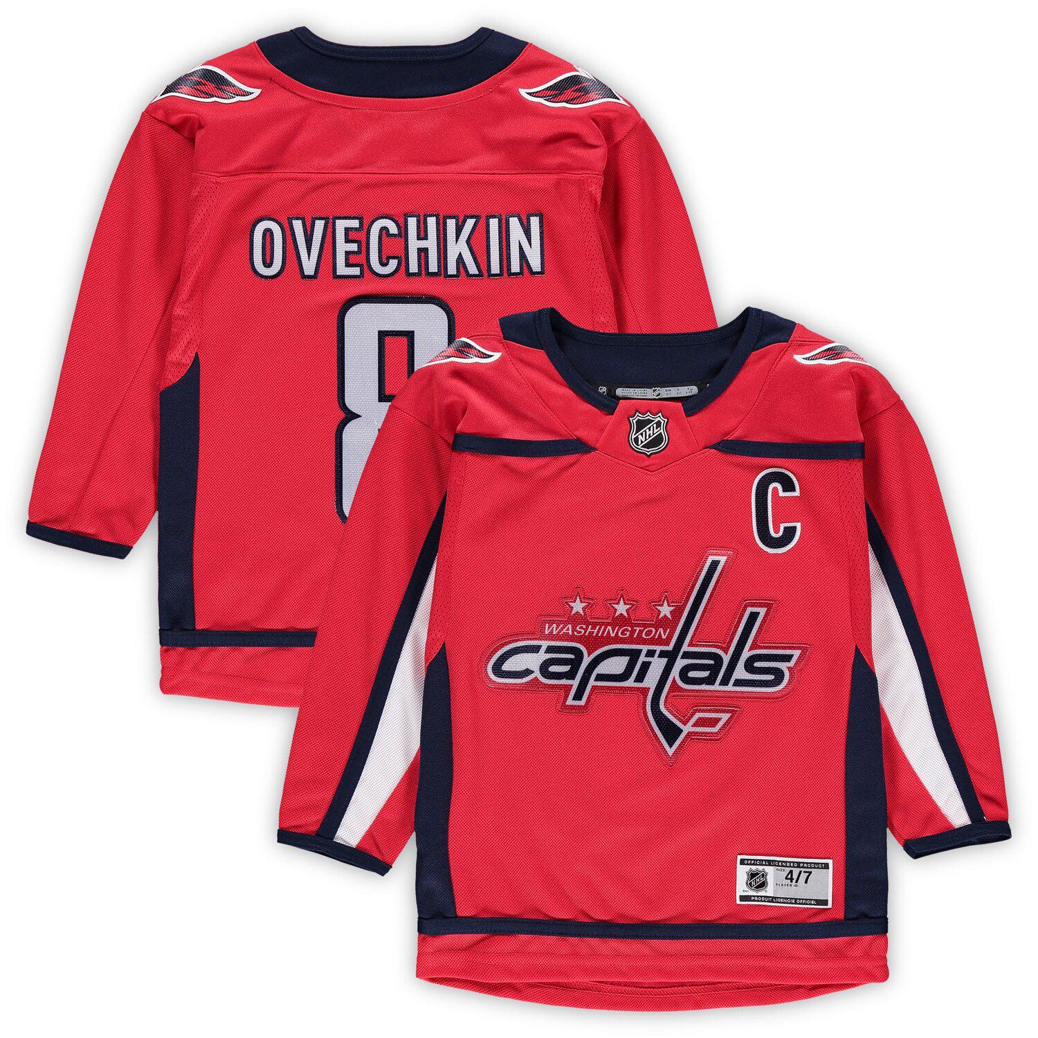 washington capitals youth jersey
