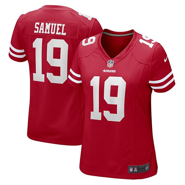 WOMENS 49ERS DEEBO SAMUEL #19 BLACK JERSEY – PHRESHC0