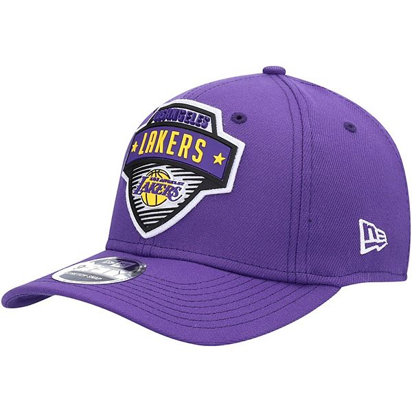 Men's New Era Purple Los Angeles Lakers 2020 Tip Off 9FIFTY Snapback Hat