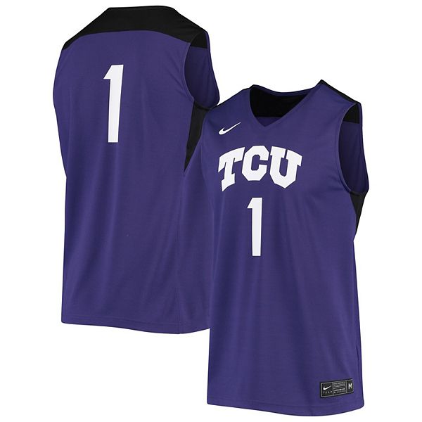 TCU Football 2014-15 Purple/Black #1 Nike Jersey