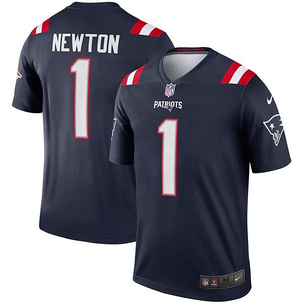 Men's Nike Cam Newton Navy New England Patriots Legend Player Jersey