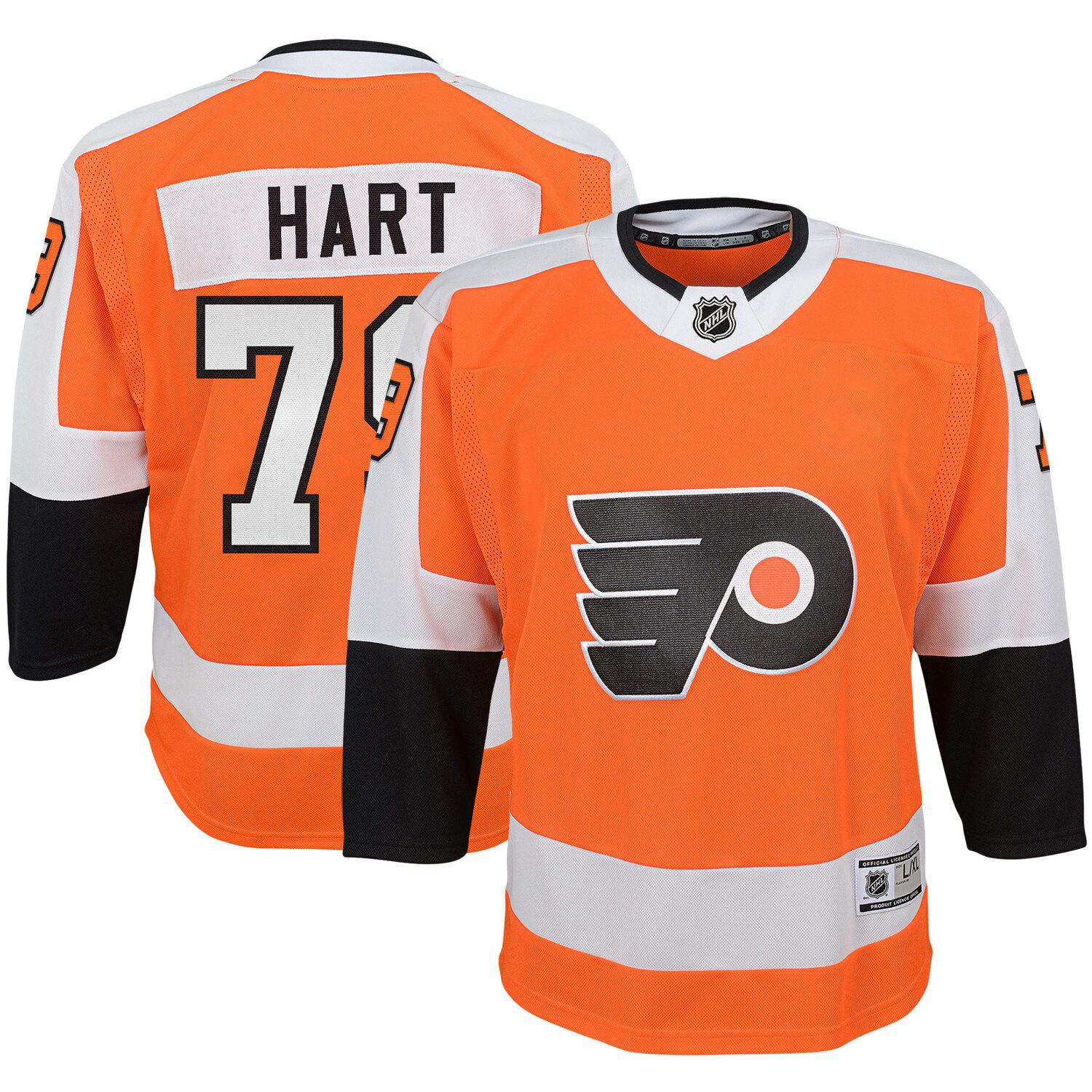 Men's Fanatics Branded Orange Philadelphia Flyers Home Breakaway Custom Jersey Size: 4XL