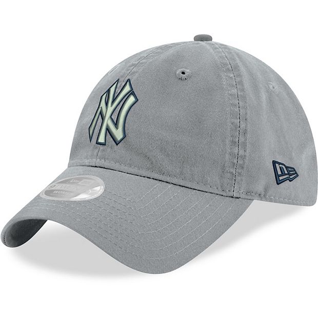 New York Yankees New Era Women's Botanic 9TWENTY Adjustable Hat - Gray