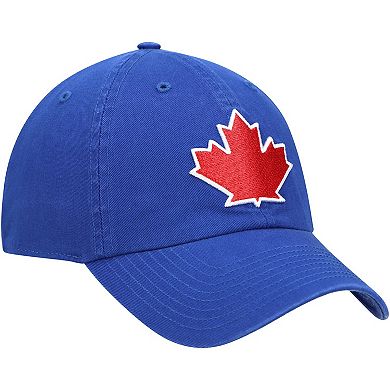 Men's '47 Royal Toronto Blue Jays Leaf Clean Up Adjustable Hat