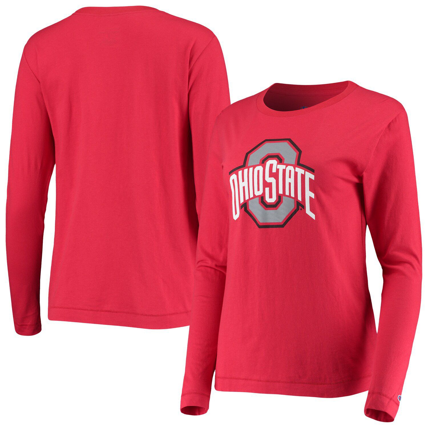 red champion long sleeve shirt womens