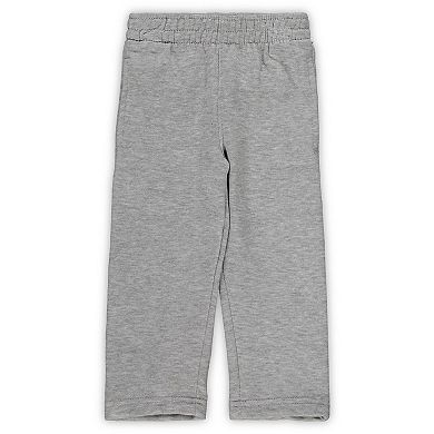 Toddler Navy/Heathered Gray Tampa Bay Rays Fan Flare Fleece Hoodie and Pants Set