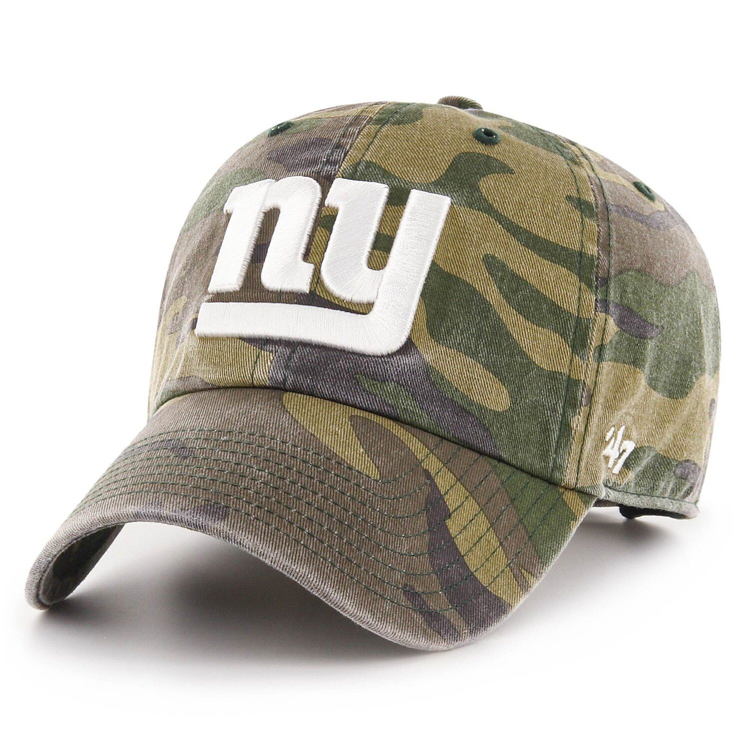 Men's New Era Camo New York Giants Woodland 59FIFTY Fitted Hat