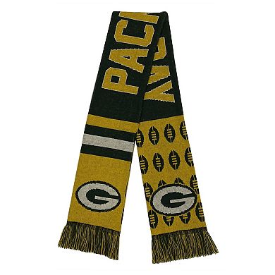 FOCO Green Bay Packers Reversible Thematic Scarf