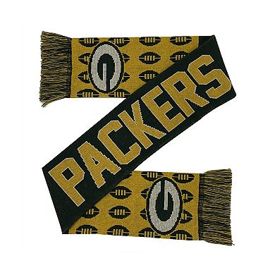 FOCO Green Bay Packers Reversible Thematic Scarf