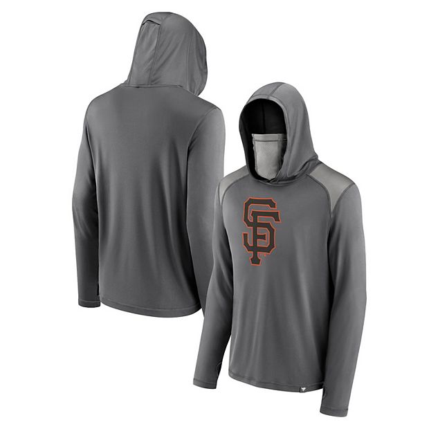 Men's Cutter & Buck Gray/White San Francisco Giants Virtue Eco Pique Micro Stripe Recycled Big Tall Polo