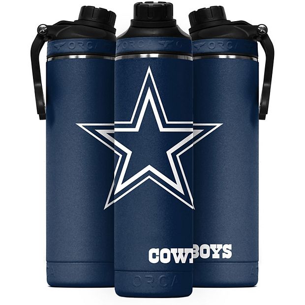 Dallas Cowboys NFL Large Team Color Clear Sports Bottle