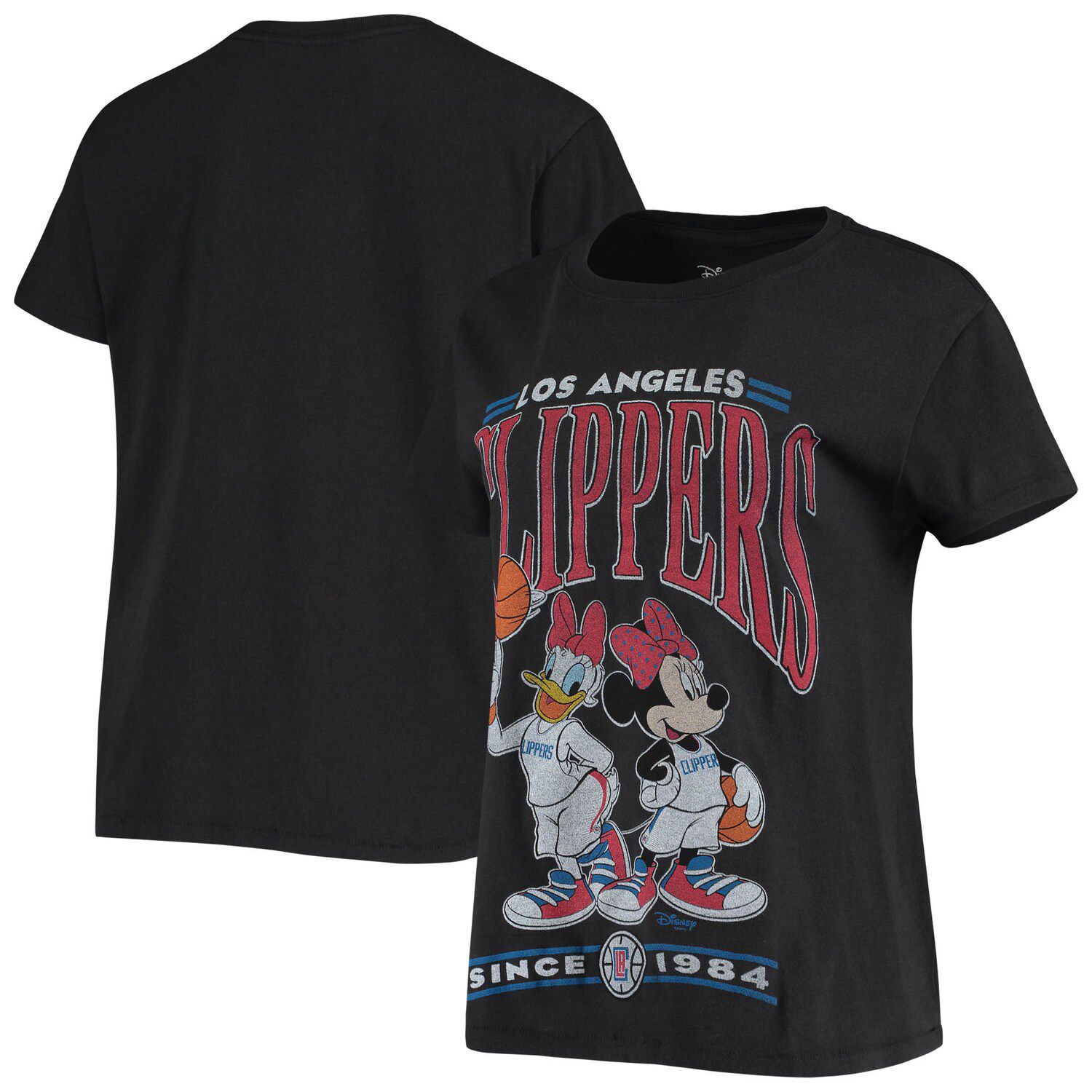 Image for Unbranded Women's Junk Food Black LA Clippers Minnie & Daisy T-Shirt at Kohl's.