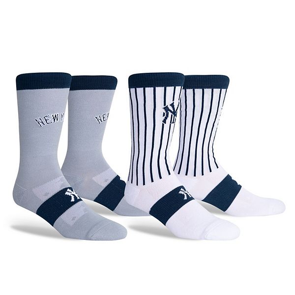 Youth New York Yankees 2-Pack Uniform Home & Away Crew Socks