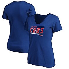 Women's Nike White Chicago Cubs City Connect Tri-Blend V-Neck T-Shirt