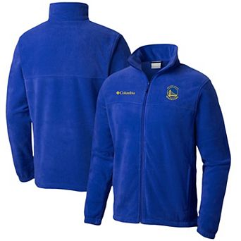Men's Columbia Royal Golden State Warriors Big & Tall Steens Mountain 2.0 Full-Zip Jacket