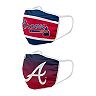 FOCO Atlanta Braves Adult Printed Face Covering 2-Pack