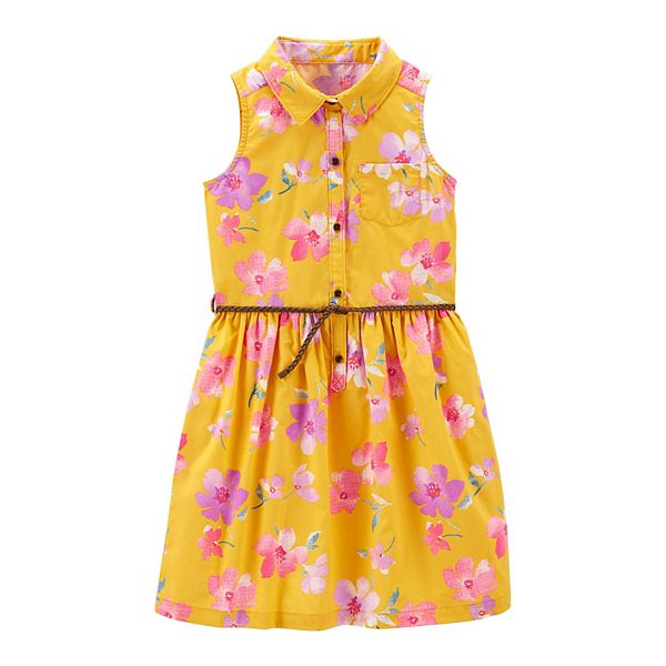 Carters yellow 2025 floral dress