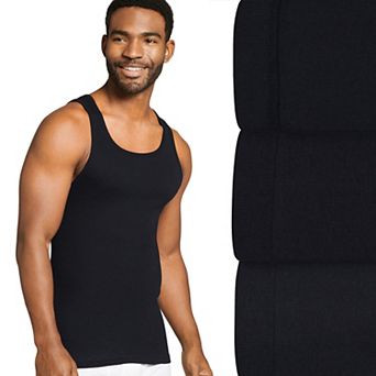 Big & Tall Jockey® 3-Pack Cotton Tall Man Classic A-Shirt Tanks