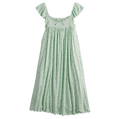 Women's LC Lauren Conrad Knit Smocked Nightgown