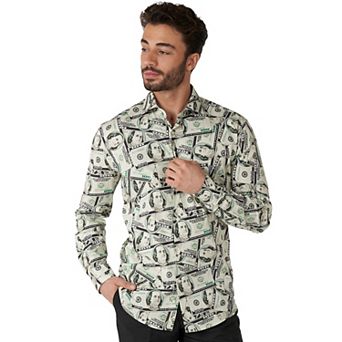 Men's OppoSuits Patterned Button-Down Shirt