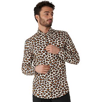 Men's OppoSuits Patterned Button-Down Shirt