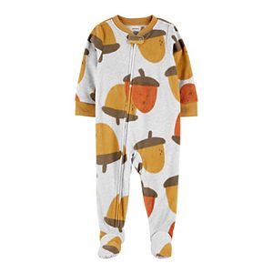 NWT ☀FOOTED FLEECE☀ CARTER'S Boys TOUCH DOWN CHAMP Pajamas 24m  3T 4T 