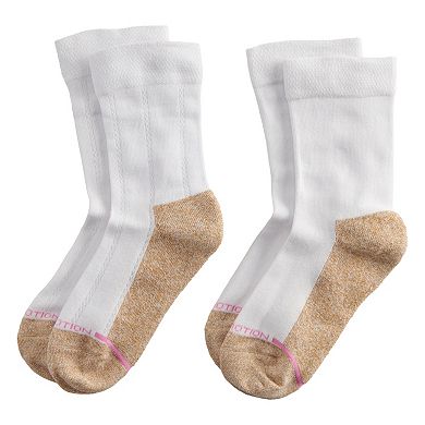 Women's Dr. Motion Comfort Top Copper-Infused Crew Socks