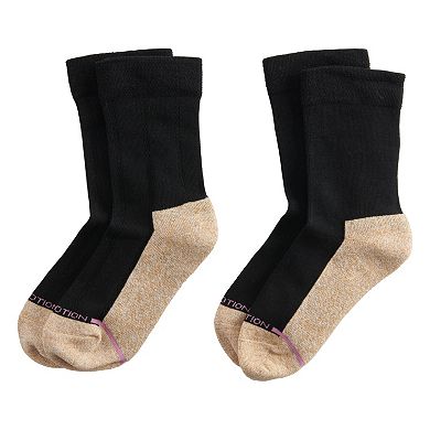 Women's Dr. Motion Comfort Top Copper-Infused Crew Socks